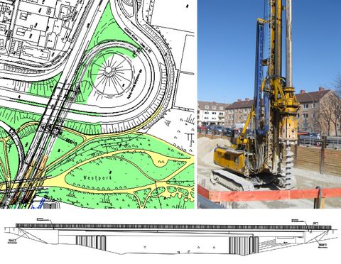 Brückenbaumaßnahmen Mittlerer Ring Südwest 