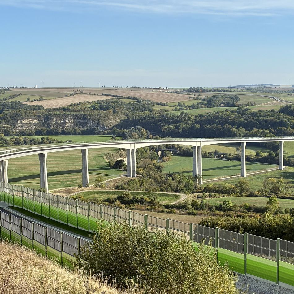 Saale valley crossing