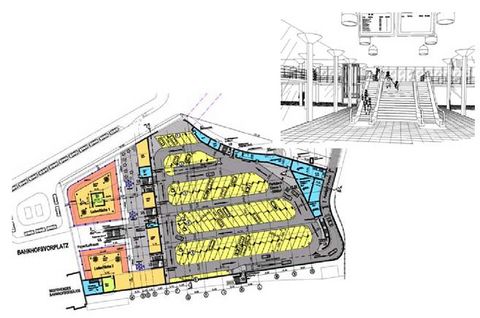 zentraler Busbahnhofes in Wuppertal